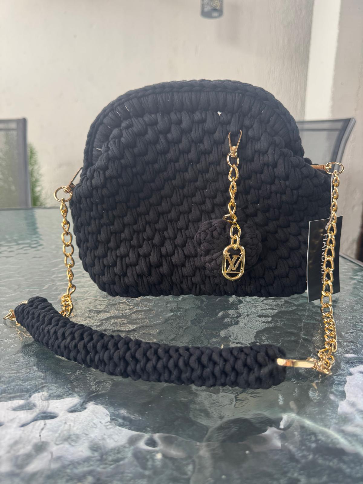 Torbica ručni rad - crna