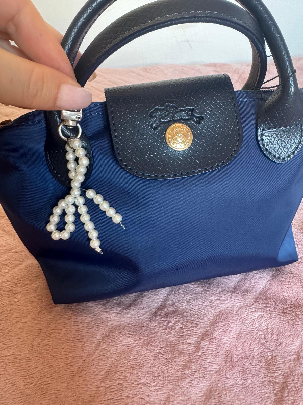 Dodatak za torbice - mašna od perla