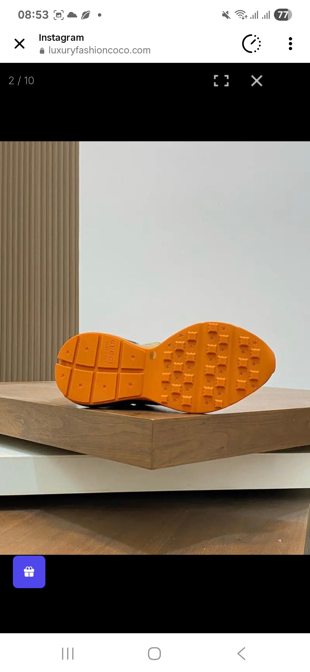 Gucci Rython "Beige Brick Red"