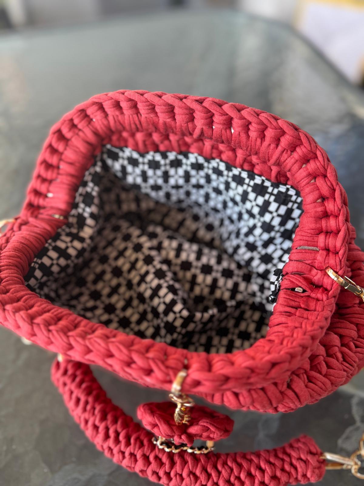 Torbica ručni rad - Boja Cigle