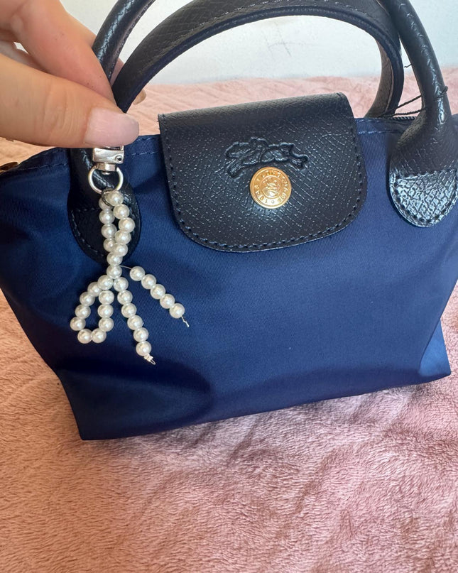 Dodatak za torbice - mašna od perla