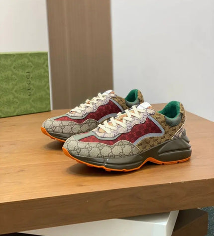 Gucci Rython "Beige Brick Red"