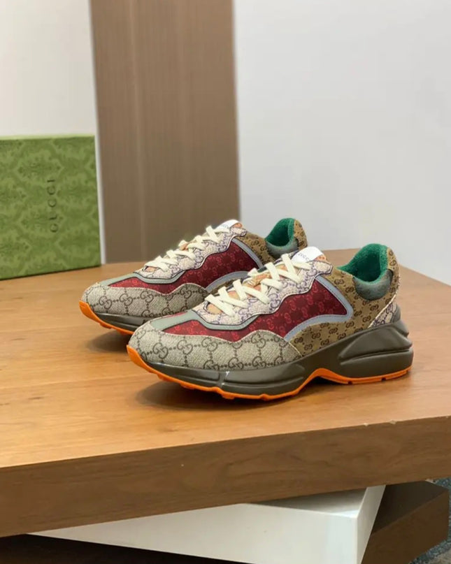 Gucci Rython "Beige Brick Red"