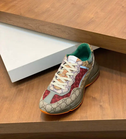 Gucci Rython "Beige Brick Red"