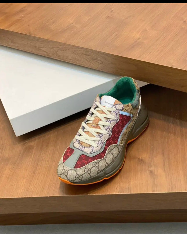 Gucci Rython "Beige Brick Red"