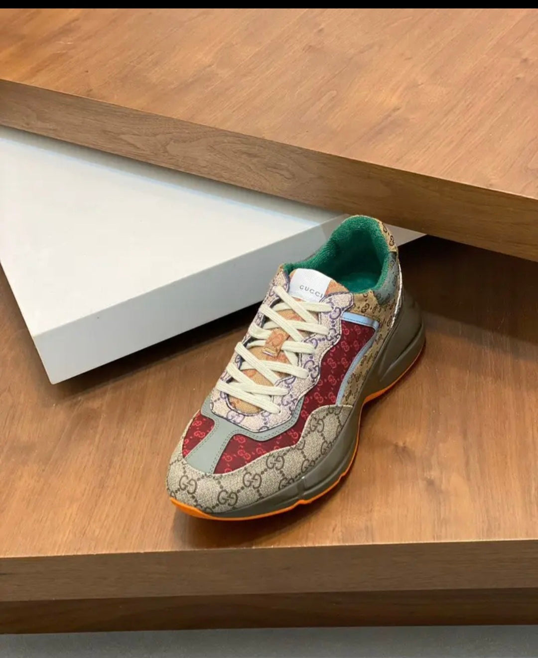 Gucci Rython "Beige Brick Red"