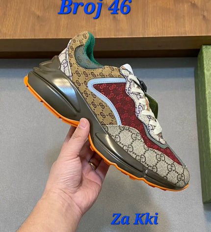 Gucci Rython "Beige Brick Red"