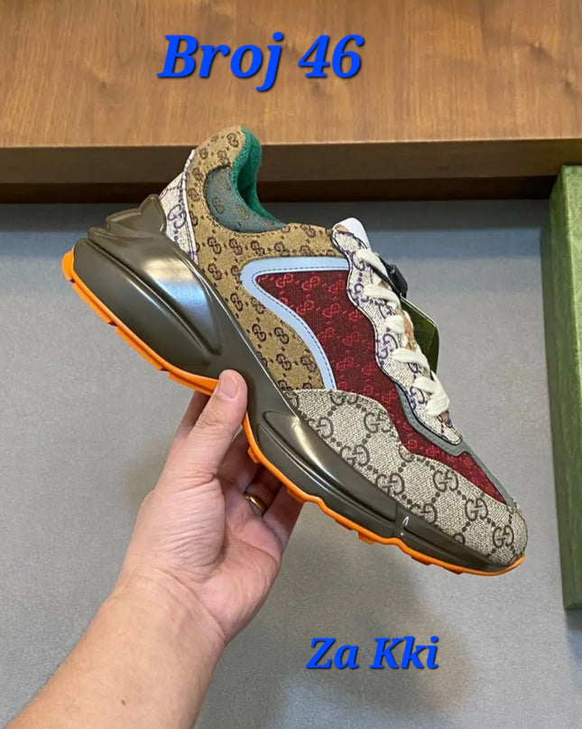 Gucci Rython "Beige Brick Red"