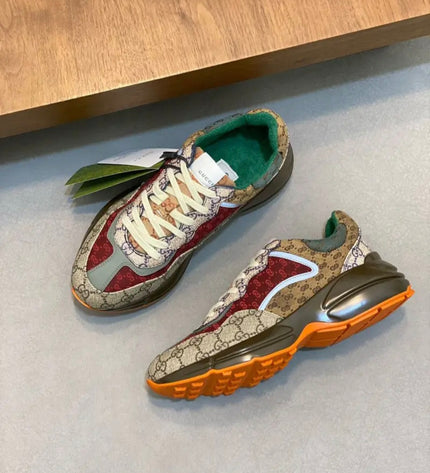 Gucci Rython "Beige Brick Red"