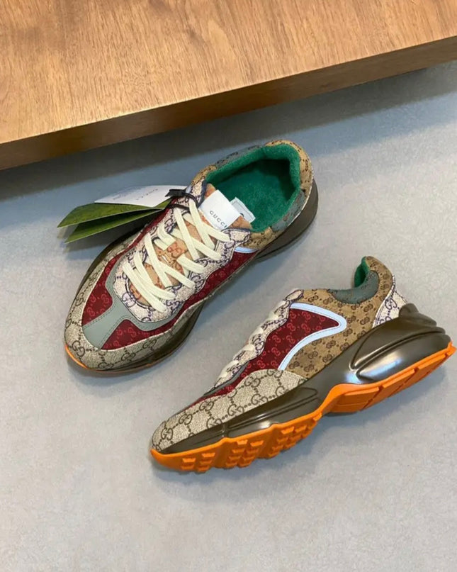 Gucci Rython "Beige Brick Red"
